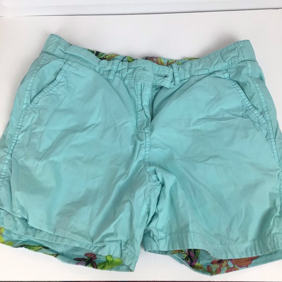 Tailor Vintage reversible aqua to tropical floral. - Picture 3 of 12